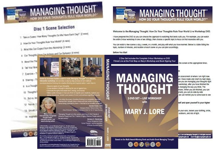 Live 3-Hour Workshop Video Cover, Table of Contents and Introduction by Mary J. Lore (PDF)